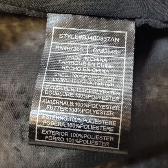 BB Dakota Anthropologie Jacket Duster Womens Gray Serpentine Snake Print NEW - Picture 10 of 12